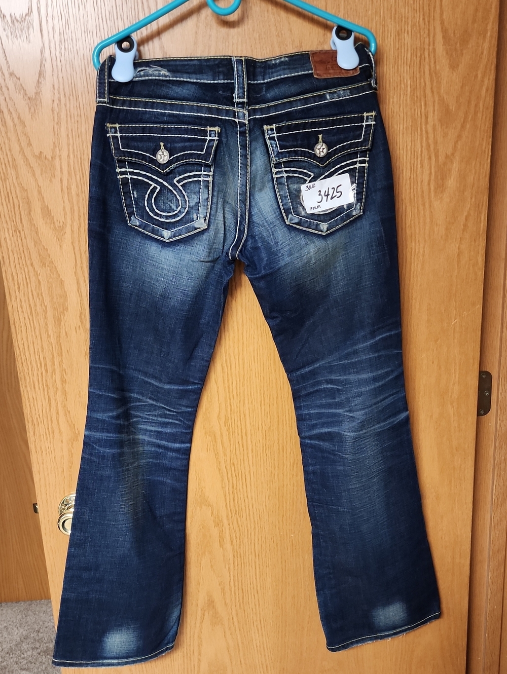Big Star Liv Women's Bootcut Jeans with Contrast Stitching 30R nwot number 3425
